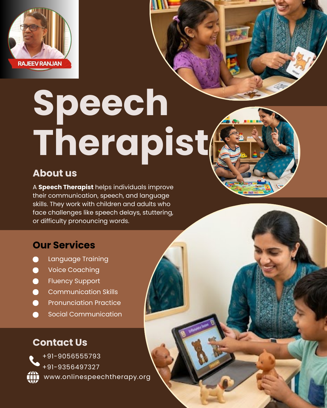 Rajeev Ranjan is best Speech Therapist Ludhiana